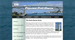 Desktop Screenshot of discoverporthuron.com